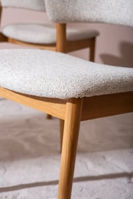 Pikkukuva: Niela ruokapöydän tuoli, natural tammi / beige kangas
