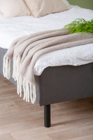 Pikkukuva: Unelle 300 runkopatja pocket 5-vyöh. hard 140x200cm, Fano 93 tummanharmaa, sis. jalat 60032mu