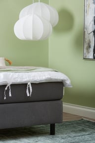 Pikkukuva: Unelle 300 jenkkisänky pocket 5-vyöh. hard 180x200cm, Fano 93 tummanharmaa, sis. jalat 60033mu