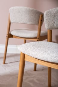 Pikkukuva: Niela ruokapöydän tuoli, natural tammi / beige kangas