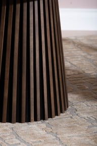 Pikkukuva: Metz jatkettava ruokapöytä 120/160/200x120cm, smoked oak