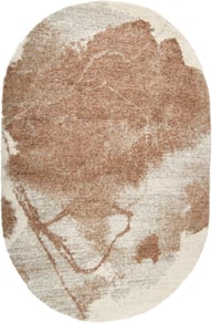 Pikkukuva: Roosa matto ovaali 160x230 cm beige