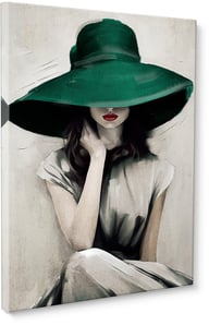 Pikkukuva: Green Hat taulu 70x120cm