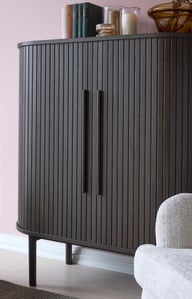 Pikkukuva: Meta kaappi 118 cm, ruskea tammi (viilu)