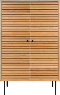 Pikkukuva: House Nordic Kyoto kaappi 80x40x130, natural tammiviilu / mustat jalat
