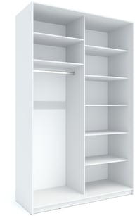 Pikkukuva: Sandy liukuovikomero 150/60/240 cm + 2 peiliovea