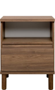 Sata-sarja lipasto nro 2. 47cm/1-ltk + avo ruskea , pyöreä jalka