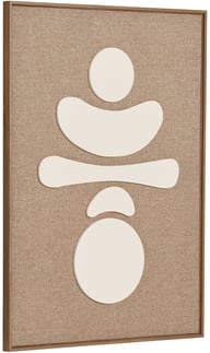 Pikkukuva: House Nordic kohokuvioitu taulu, ruskea/beige, nro 2, 50x70 cm