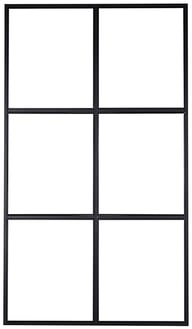 Pikkukuva: Leif väliseinä 120x210 cm musta/kirkas (15353-888)