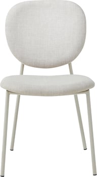 Saga ruokapöydän tuoli beige: Tyylikäs beige ruokatuoli, jossa mukava verhoilu. Sopii täydellisesti moderniin ruokailutilaan ja tuo lämpöä sisustukseen.