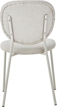 Saga ruokapöydän tuoli beige: Tyylikäs Dynamic-verhoiltu ruokatuoli, beige väri. Erinomainen lisä ruokailutilaan, yhdistää mukavuuden ja modernin muotoilun.