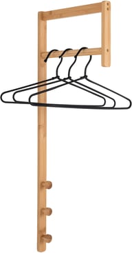Pikkukuva: House Nordic Trento vaateteline 82 cm, natural bambu
