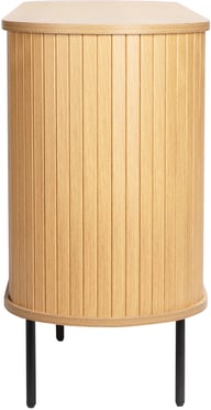 Pikkukuva: Pihla senkki 140x40x76cm, tammen värinen melamiini / mustat jalat