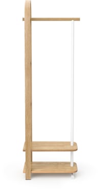 Pikkukuva: Umbra Bellwood vaaterekki 39x44x168 cm valkoinen/luonnonväri