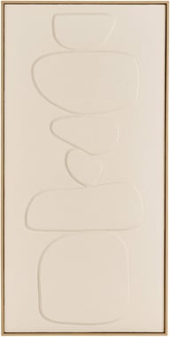 Pikkukuva: House Nordic kohokuvioitu taulu, beige, nro 1, 60x120 cm