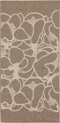 Pikkukuva: Vallila Makeba Flat matto 100x300cm beige/valkoinen (sisä- ja ulkokäyttöön)