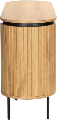 Pikkukuva: Taika senkki 120x40x76cm, tammen värinen melamiini​ / mustat jalat