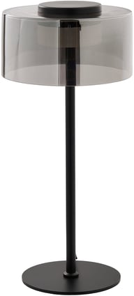 Pikkukuva: House Nordic led-pöytävalaisin, lasi/musta