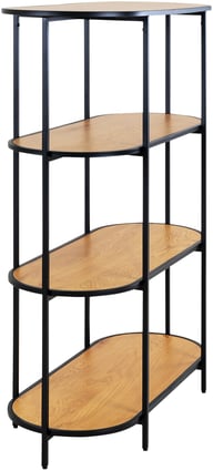 Pikkukuva: Vita hylly ovaali 85x36x111 cm