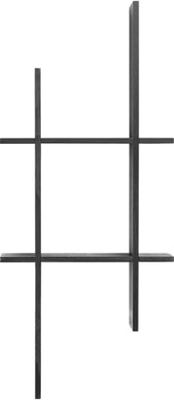 Pikkukuva: House Nordic seinähylly, musta mänty, 86x10x38 cm