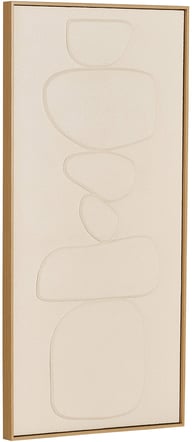 Pikkukuva: House Nordic kohokuvioitu taulu, beige, nro 1, 60x120 cm