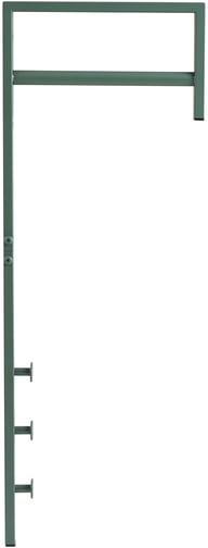 Pikkukuva: House Nordic Trento vaateteline 82 cm, metallinen, vihreä