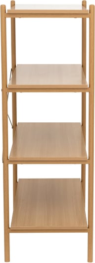 Kastrup hylly 80x118 cm, natural tammi (MDF/melamiini): Tyylikäs Kastrup-hylly, luonnon tammiviimeistely, neljä tasoa. Täydellinen olohuoneen säilytykseen tai eteiseen. Moderni ja käytännöllinen ratkaisu.