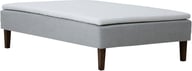 Moon Basic runkopatja 120x200, pocket 5-vyöh. Primo 84 v.harmaa, kännykkätaskulla: Tyylikäs 120 cm leveä runkopatja, jossa moderni muotoilu ja vaaleanharmaa verhoilu. Erinomainen valinta makuuhuoneeseen. Mukava ja kestävä.