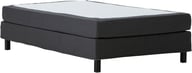 Uni jenkkisänky 120x200 (bonnel) antrasiitti: Uni-jenkkisänky 120x200 cm, antrasiitti. Tyylikäs ja mukava sänky makuuhuoneeseen, jossa on 15 cm mustat puujalat. Täydellinen uni ja tuki.