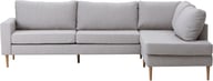 Blink avokulmasohva oikea beige, tammijalka: Tyylikäs beige avokulmasohva, jossa tammi jalka. Sopii täydellisesti olohuoneeseen tai moderniin tilaan. Mukava istua ja rentoutua!