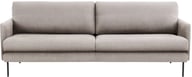 Pohjanmaan® Nordic 3-ist. sohva jumbo 237cm, Cloud-70 kangas, mustat metallijalat: Tyylikäs 3-istuttava kangassohva, muokattava ja moderni, täydellinen olohuoneeseen. Kestävä materiaali, mukava istua.
