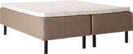 Pikkukuva: Unelle 500 Viscolux runkopatjasetti 5-vyöh. visco 160x200cm hard/medium, Fano 15 ruskea, mustat puujalat (sis. Memory-petauspatja soft)