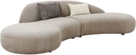 Pikkukuva: House Nordic Venice sohva, 2kpl irtotyynyjä, natural beige