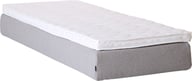 Pikkukuva: Unelle 400 joustinpatja 80x200cm, 7-vyöhyke pussijousitus, medium, vaaleanharmaa (sis. petauspatja)