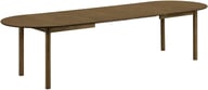 Pikkukuva: House Nordic ruokapöytä, tammiviilu, savu, sis. kaksi jatkolevyä, 100x200-250-300x75 cm