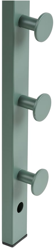 Pikkukuva: House Nordic Trento vaateteline 82 cm, metallinen, vihreä