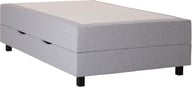 Pikkukuva: Roma Box jenkkisänky 120x200x44, 5-vyöh., säilytystilalla, vaaleanharmaa
