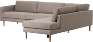 Pikkukuva: Copenhagen Scandic avokulmasohva (oikea) beige / tammijalat