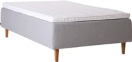 Pikkukuva: Unelle 400 runkopatja 120x200cm, 7-vyöhyke pussijousitus, medium, vaaleanharmaa (sis. petauspatja)
