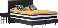 Fly Palace Lounge jenkkisänky 160x200 musta, sis. petauspatja: Tyylikäs 160 cm leveä jenkkisänky, jossa viskoelastinen patja takaa mukavan nukkumisen. Sopii täydellisesti moderniin makuuhuoneeseen.