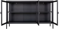 Pikkukuva: House Nordic Brisbane senkki 3-ovea 140x40x85 cm, musta