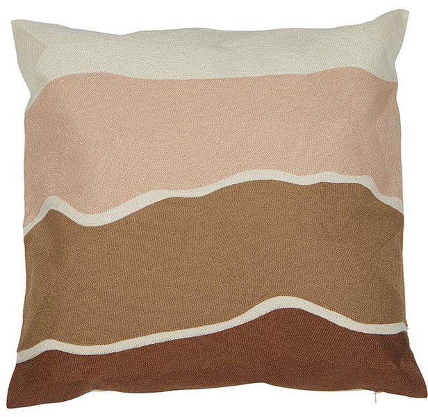 Wave koristetyynynpäällinen 48x48cm roosa/multi