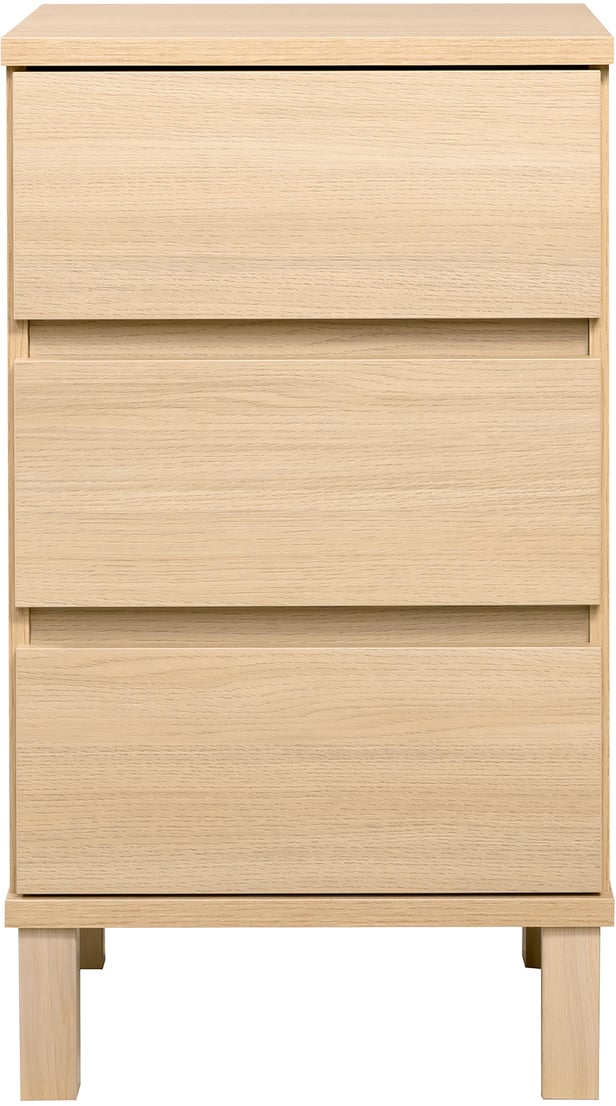 Sata lipasto nro 3. 47cm/3-ltk vaalea tammi, kantikas jalka