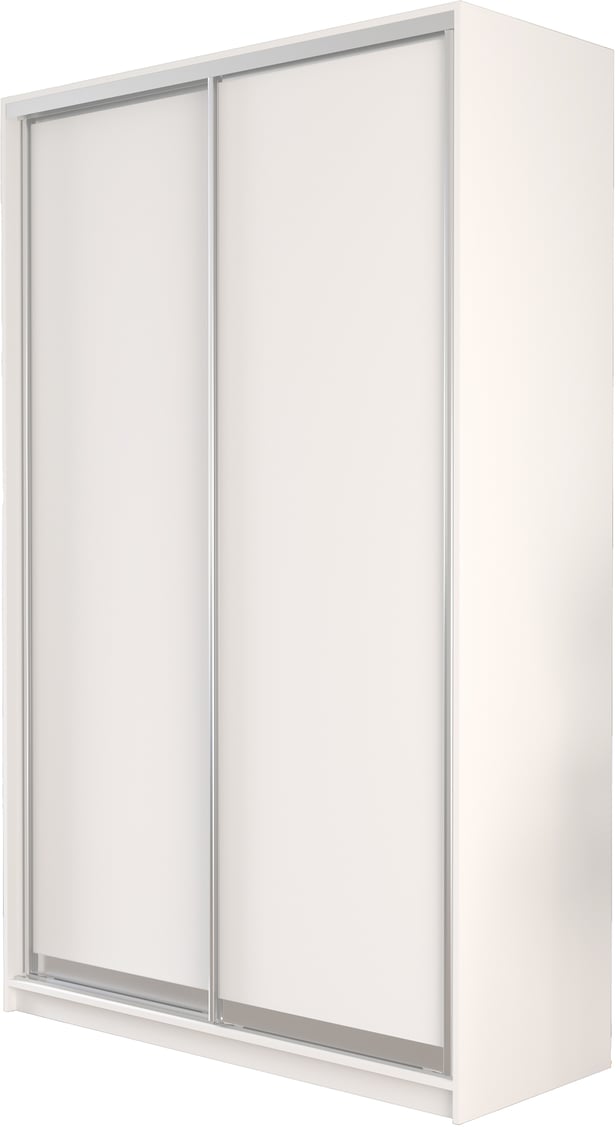 Sandy liukuovikomero 150x45, valkoinen + 2x levyovi