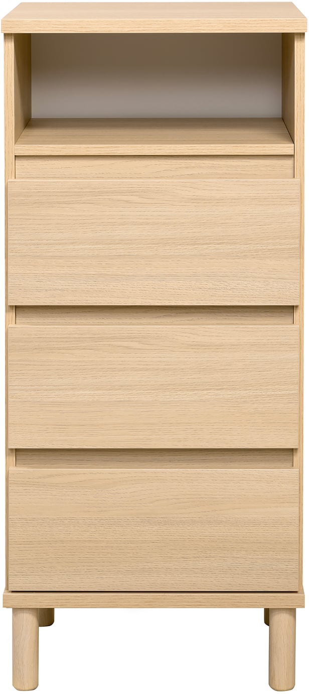 Sata lipasto nro 6. 47cm/3-ltk + avo vaalea tammi, pyöreä jalka