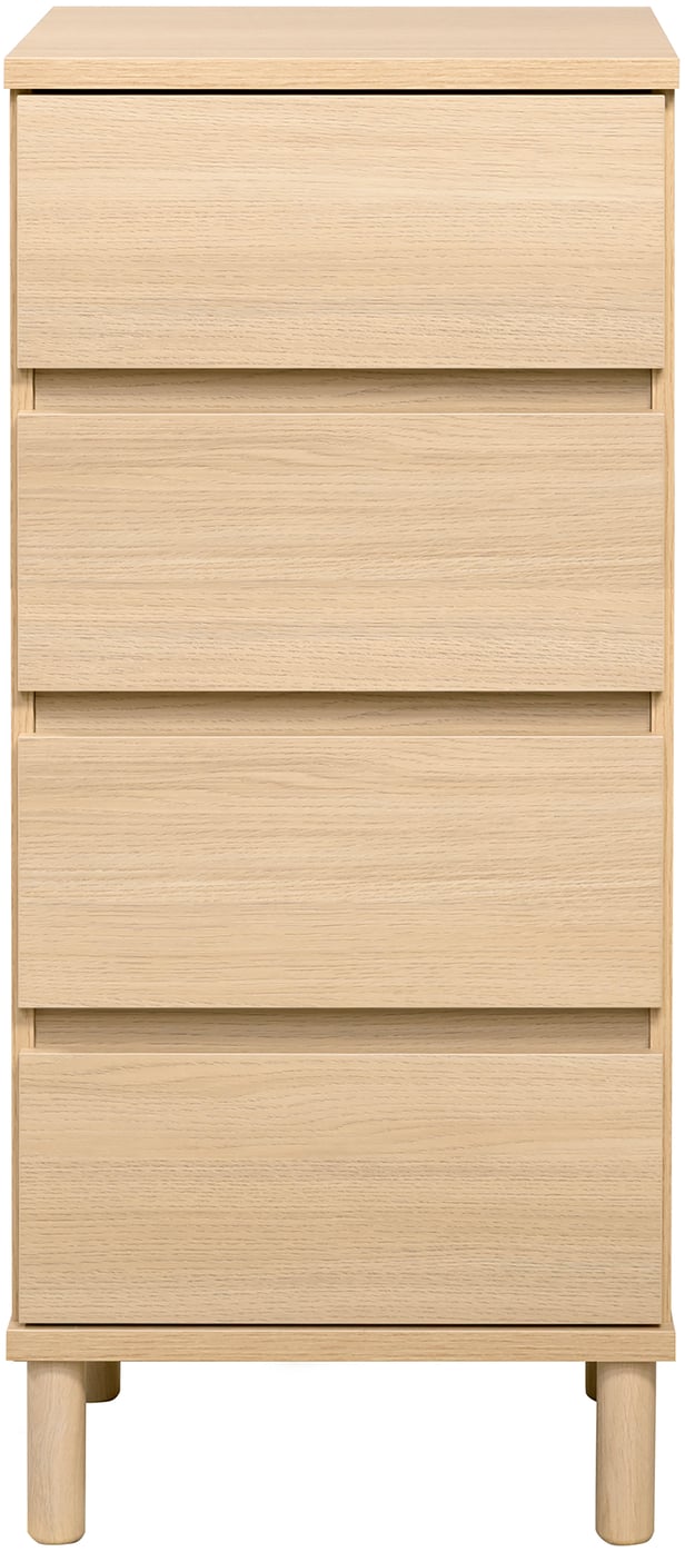 Sata lipasto nro 5. 47cm/4-ltk vaalea tammi, pyöreä jalka