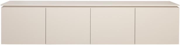 Lakeus taso nro 2. 197 cm taso nro 2. tuplakannella greige, seinään asennettava