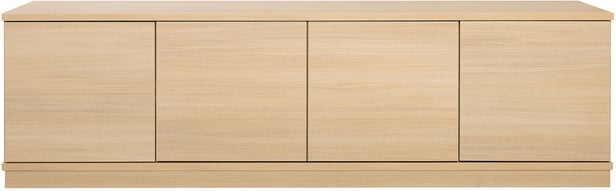 Sata taso nro 41. 183cm 4 ovea vaalea tammi, sokkeli