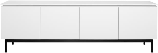 Lakeus taso nro 2. 197 cm taso nro 2. tuplakannnella valkoinen, metallinen jalkasokkeli