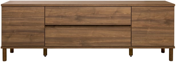 Sata taso nro 42. 183cm 2 ovea + 2ltk ruskea, pyöreä jalka